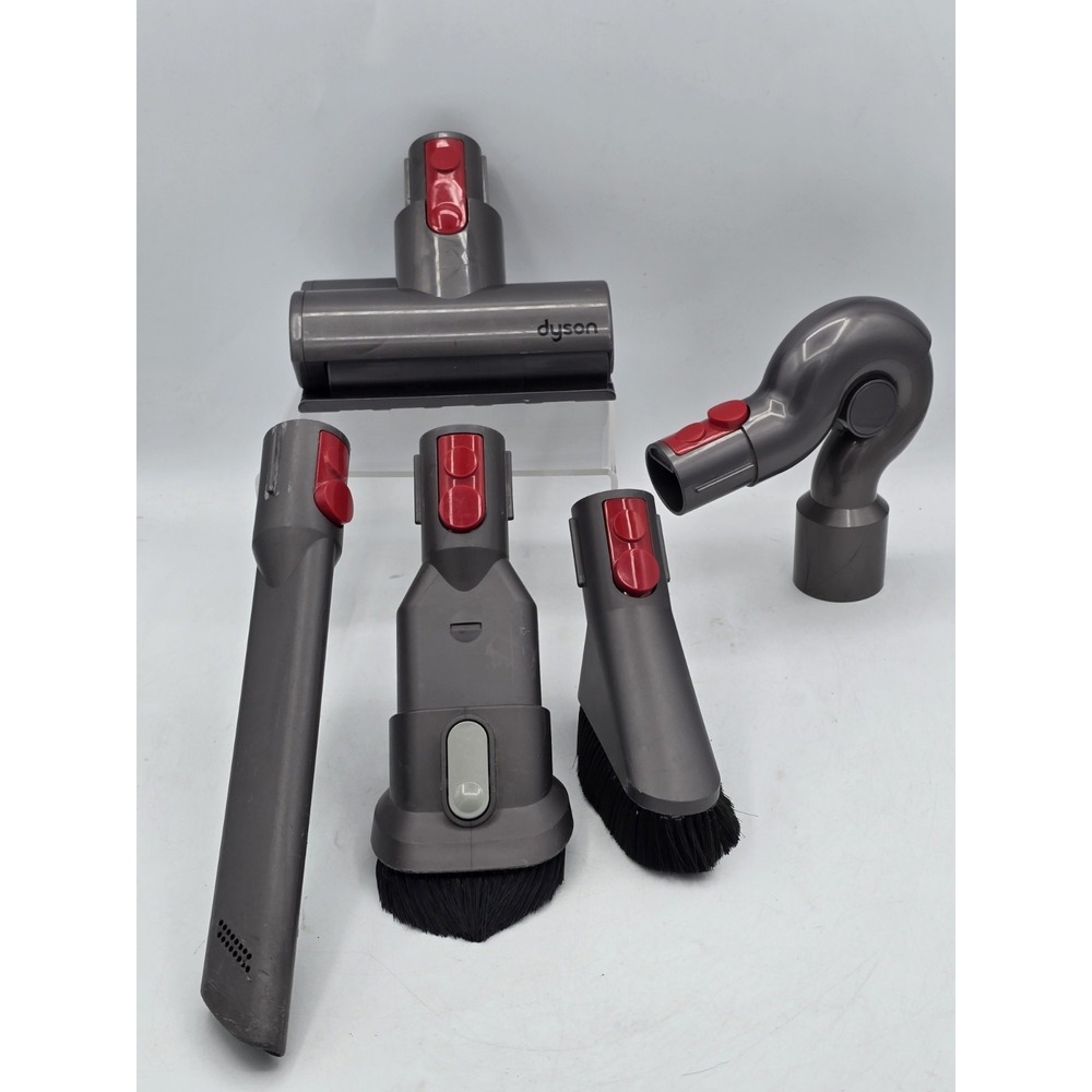 Dyson V8 Animal Accessories 5 PCs - Slot Pickup, Slant Brush, Mini Brush, Roller
